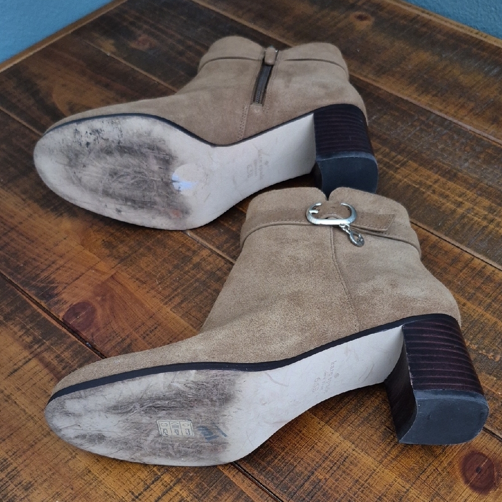 Kate Spade Blaire Suede Ankle Booties - Picture 5 of 7